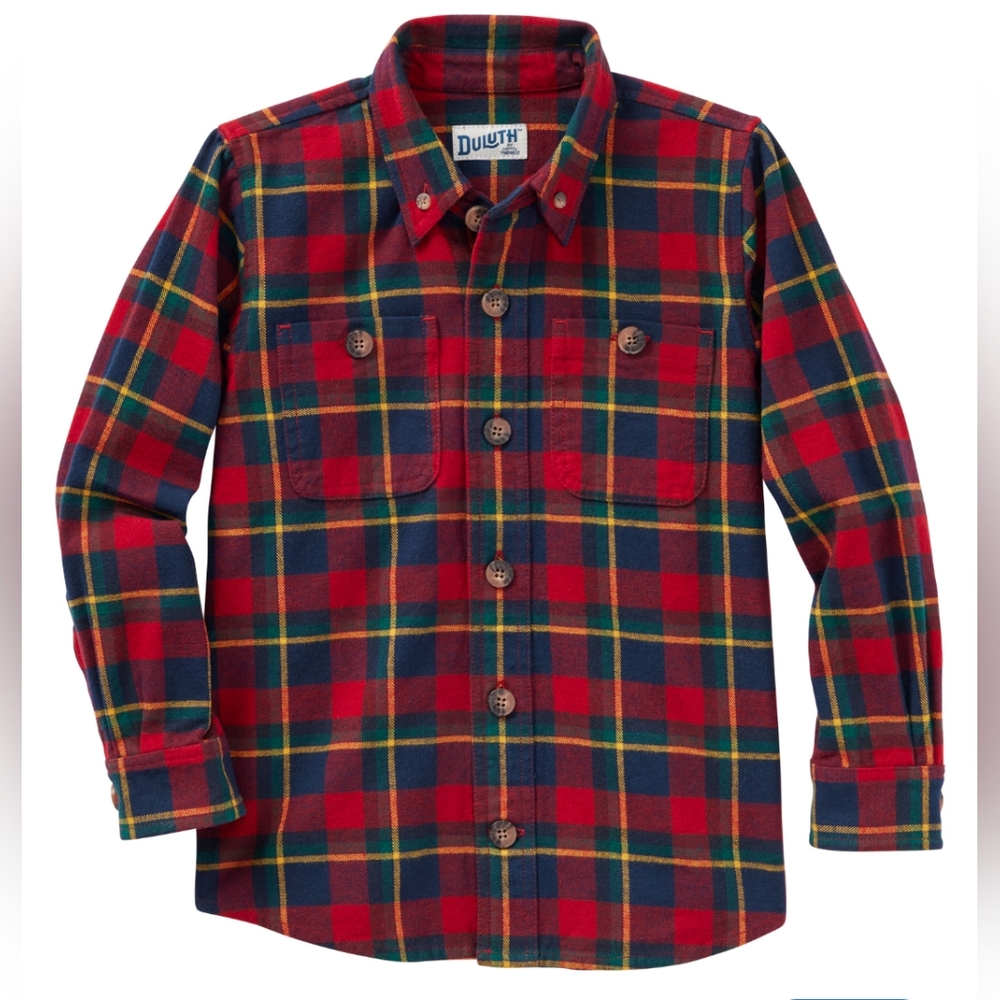 Duluth Kids' Free Swingin' Flannel Shirt - sz 6